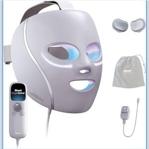 Shark CryoGlow Face Mask with Under-Eye Cooling and Red & Blue LED